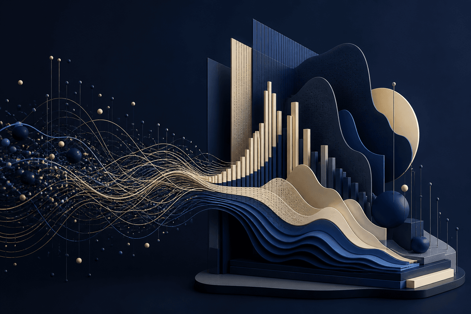 Analytics visualized as structured insight